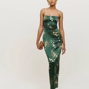 Brand new reformation Frankie Silk Dress